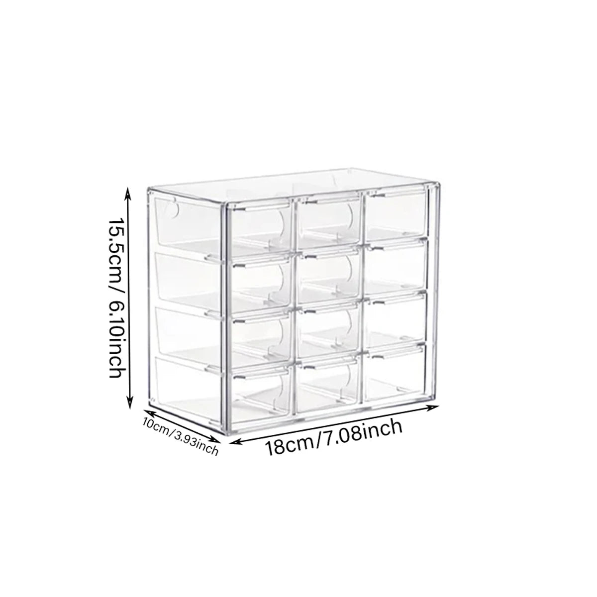 ClearSort Pro – Multi-Grid Jewelry & Bead Storage Organizer