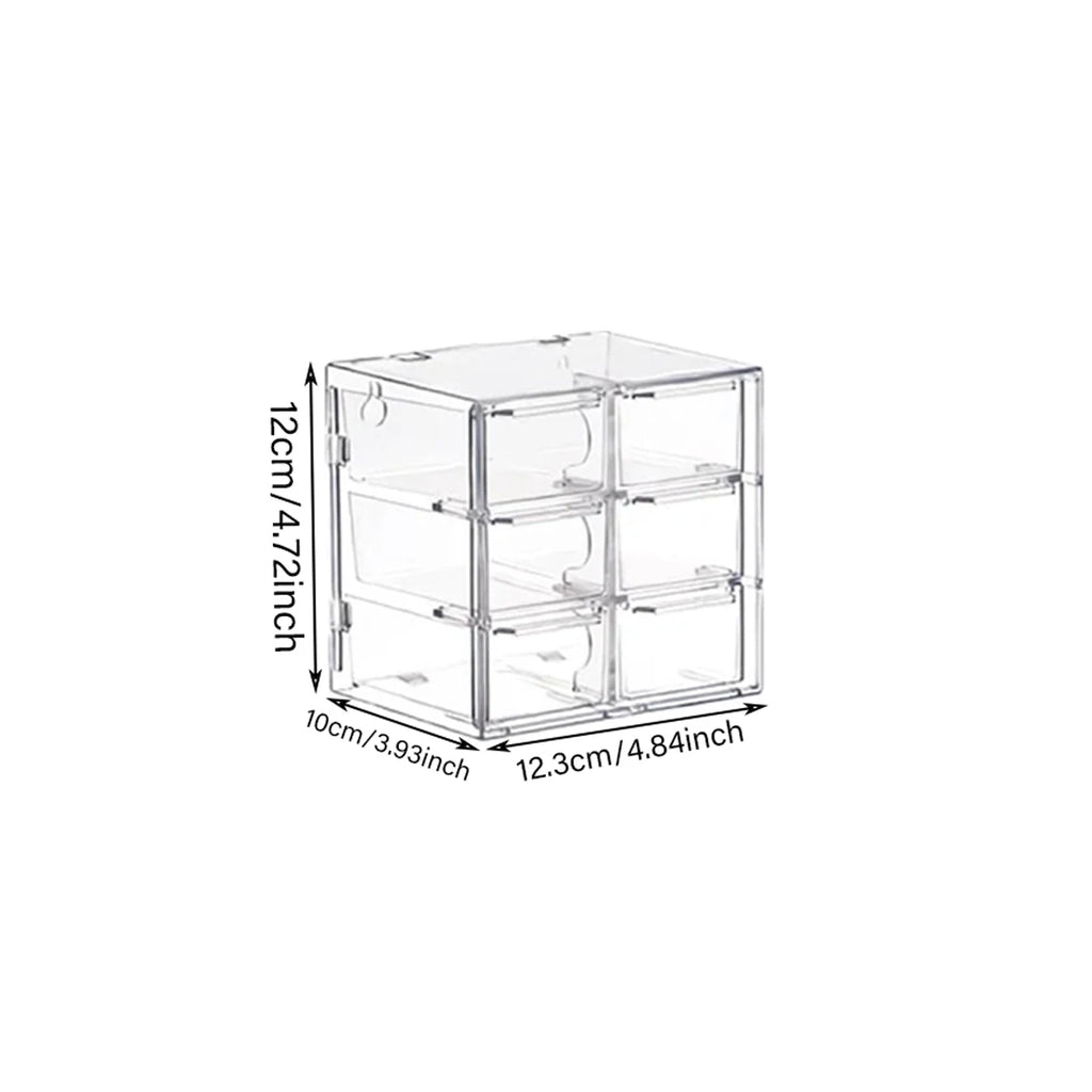 ClearSort Pro – Multi-Grid Jewelry & Bead Storage Organizer
